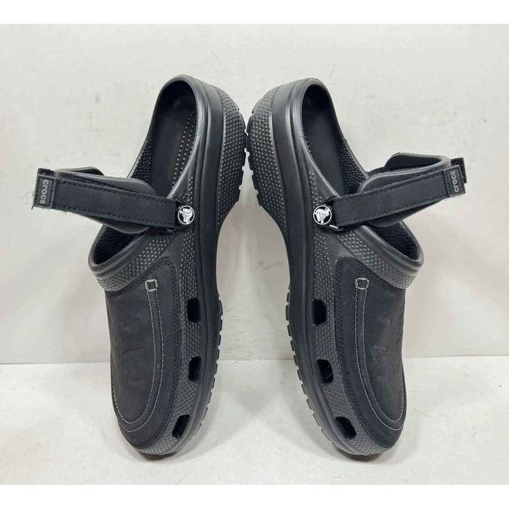 Crocs Yukon Vista II Clog Sandal Men's Size 12 Black New without Tags 207142